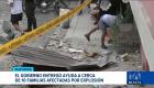 Equipos gubernamentales desplegaron ayuda social a cerca de diez hogares del noroeste de la ciudad que registraron pérdidas por la explosión de gas. Un reportaje de Ricardo Cruzatty