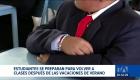 Especialistas recomiendan a los padres ajustar los horarios de sueño y restringir el uso de pantallas para facilitar la adaptación de los estudiantes. Un reportaje de Mateo Paredes