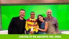 Mira el capítulo de esTAmañana del jueves 27 de agosto del 2026. Un magazine diferente y entretenido, con contenido de calidad. De lunes a viernes, de 09:30 a 12:00.