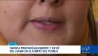 El siniestro ocurrió tras una maniobra imprudente, la víctima sufrió lesiones que le generaron una incapacidad médica de 25 días. Un reportaje de Gustavo Jaramillo