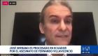 El presidente confirmó que el exministro del Interior llegará en las próximas horas en el Aeropolicial de Guayaquil para ser trasladado a la Cárcel del Encuentro. Un reportaje de Bernarda Cevallos