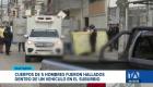 La Policía Nacional acordonó la zona tras el descubrimiento de los fallecidos. Hipótesis apuntan a una posible pugna territorial entre bandas de delincuencia organizada. Un reportaje de Camila Guevara