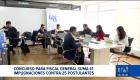 La Comisión Ciudadana propone en su nuevo cronograma que la designación de la máxima autoridad de la Fiscalía se realice el próximo 24 de diciembre. Un reportaje de María Fernanda Utreras