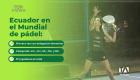 Mónica Crespo, deportista ecuatoriana, comparte su camino por distintas disciplinas y su experiencia en el Mundial Senior de Pádel.