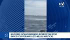 La tripulación de la embarcación transmitió en vivo el instante del operativo de control ejecutado durante la mañana de este sábado. Un reportaje de Astrid Singre