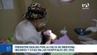 El Presidente de la institución aseguró que se está incrementando la oferta de citas médicas y concretando pagos pendientes a prestadores externos de salud. Un reportaje de Belén Merizalde