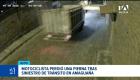 El siniestro vial dejó severas secuelas físicas en la víctima, quien responsabiliza a la maniobra imprudente del conductor del pesado automotor. Un reportaje de Juan Miguel Rodríguez
