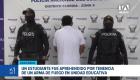 La Policía encendió las alarmas tras la aprehensión de un adolescente en plena jornada de clases por uso de armas. Un reportaje de Camila Guevara