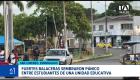 Enfrentamientos armados en las últimas horas provocaron zozobra en el cantón esmeraldeño, obligando al resguardo de estudiantes. Un reportaje de Gregory Rosero
