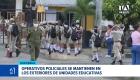 Las fuerzas del orden intensifican la vigilancia en los entornos escolares ante el acecho de las bandas criminales para reclutar a jóvenes. Especialistas analizan medidas de protección para los estudiantes. Un reportaje de Paula Kuhn
