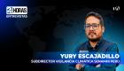 “El Niño nos une, el clima no ve fronteras, no ve países”, dice Yury Escajadillo, Subdirector de Vigilancia Climática del Senamhi-Perú, sobre los efectos de el fenómeno de El Niño.