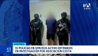 Las operaciones en cuatro provincias dejaron la aprehensión de una decena de agentes activos por presunta asociación ilícita. Un reportaje de Carlos Sacoto
