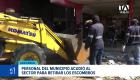 Vecinos alertan sobre el desplome de paredes ocurrido el fin de semana debido al retiro continuo de elementos metálicos por personas en indigencia. Un reportaje de Ricardo Cruzatty