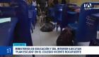 Unidades policiales inspeccionaron las aulas del emblemático establecimiento guayaquileño para prevenir el ingreso de drogas y armas de fuego. Un reportaje Paula Kuhn