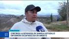 Organismos de socorro rastrean la zona cercana al domicilio de la enfermera de 30 años, investigando la hipótesis de una caída accidental a un barranco. Un reportaje de Edith Jácome