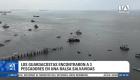 La embarcación naufragó frente a las costas de la provincia de Santa Elena. Seis tripulantes fueron rescatados con vida, mientras equipos navales despliegan operativos en alta mar para dar con el resto de la tripulación. Un reportaje de Ever Moreira