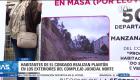 Vecinos organizan un plantón frente al Complejo Judicial Norte para alertar que sus vidas corren peligro por la amenaza de deslizamientos en la zona. Un reportaje de Nathalie Jiménez
