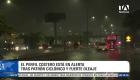 Las intensas lluvias persisten en el país; la situación se complica por la intensificación de un patrón ciclónico frente a las costas y un fuerte oleaje. Un reportaje de Catalina García