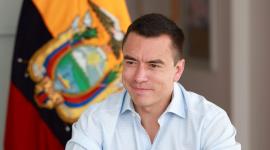 Daniel Noboa en una entrevista con el semanario londinense The Economist el 6 de junio del 2025