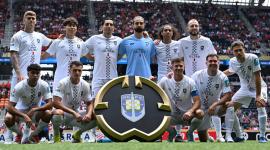 El plantel de Auckland City en su presentación inicial en el Mundial de Clubes que se juega en Estados Unidos.