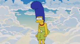 Marge Simpson aparece desde el cielo en el final de la temporada 36 de la famosa serie.