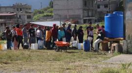 Ocho días de desabastecimiento de agua en La Ecuatoriana y otras cinco parroquias del sur de Quito,