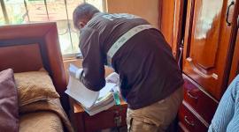 La intervención de la Fiscalía en las oficinas de una jueza en Riobamaba, en Chimborazo.