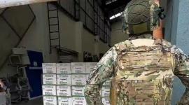 Militares acompañaron a funcionarios de Senae a operativo en Guayaquil.