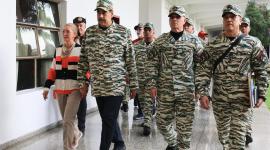 Nicolás Maduro estuvo presente, el viernes 5 de septiembre del 2025, en un acto de activación de las Unidades Comunales Milicianas, en Caracas, Venezuela.