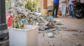 El altar de la santa muerte fue destruido por la entidad municipal.