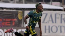 El festejo en el gol de 9 de Octubre en el partido de la Copa Ecuador.