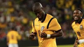 Énner Valencia marcó el gol ante Estados Unidos, en el amistoso jugado en Austin.