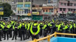 Fuerte despliegue militar y policial en La Villaflora en el sur de Quito