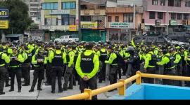 Fuerte despliegue militar y policial en La Villaflora en el sur de Quito
