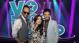 Los jueces Pamela Cortés, Lucas Arnau y Ricardo Velasteguí en lla gala 24 de Yo Me Llamo. Lunes 13 de octubre del 2025.