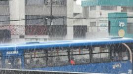 Fuertes lluvias se registraron en Quito la tarde de este jueves 23 de octubre.