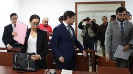 Abogados de José Serrano y Xavier Jordán acudieron a la audiencia de sustitución de medidas cautelares en el caso de Fernando Villavicencio, este jueves 23 de octubre de 2025