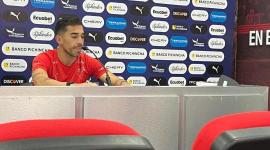 Lisandro Alzugaray compareció en rueda de prensa, el 27 de octubre del 2025.