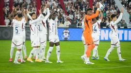 Los jugadores de Liga de Quito agradecen a la hinchada por el respaldo, tras la primera semifinal de la Copa Libertadores ante Palmeiras.