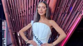 El traje fue hecho con conchas marinas seleccionadas una a una de las playas de Esmeraldas.