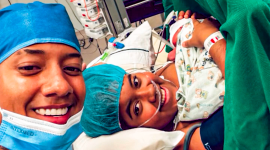 Jombriel presentó en redes sociales a su hijo con Angie Hernández.