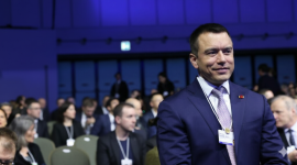 Daniel Noboa participa en el Foto Económico Mundial de Davos.