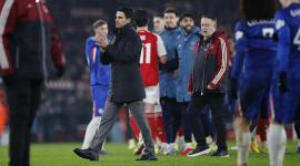 El festejo de los jugadores del Arsenal al clasificar a la final