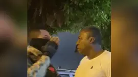 El asambleísta Roberto Cuero protagonizó un altercado con militares en Guayaquil.