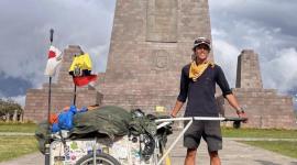 Atsushi Yao visitó Ecuador en su paso hacia Argentina.