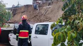Las emergencias se registraron debido a las fuertes lluvias del 13 de abril de 2026.
