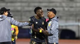 Ibarra, viernes 17 de abril del 2026 Cotejo entre Leones FC vs Aucas por la Fecha 9, de la primera Etapa de la Serie A, del Fútbol Ecuatoriano,  Ligaecuabet 2026 en el Estadio Olímpico Ciudad de Ibarra. Fotos:Juan Carlos Cevallos/API