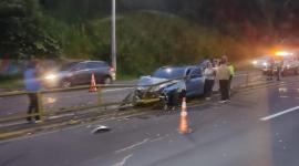 Un choque en la avenida Oriental ocasionó una fuerte congestión este jueves.
