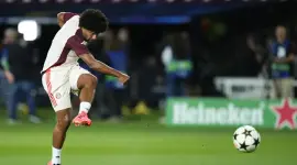 El delantero del Bayern Munich, Serge Gnabry, en foto de archivo de Siu Wu.