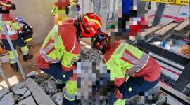 Accidente laboral sucedido al norte de Quito.